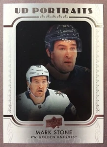 2019-20 Upper Deck Portraits #P-28 Mark Stone Vegas Golden Knights - Picture 1 of 1