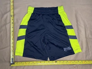 Kids Unisex Sport Shorts Everlast Black And Yellow Size M(8) - Picture 1 of 2