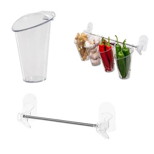 Kitchen Refrigerator Side Door Storage Cabinet Organizer Bins Food Container - Picture 1 of 14