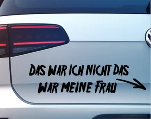 Aufkleber Das war ich nicht  Auto Sticker Tuning JDM Decal  Beule Kratzer usw - Bild 1 von 8