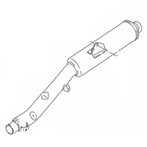 Suzuki GSX 750 1998 2001 EXHAUST MUFFLER Genuine OEM - Bild 1 von 1