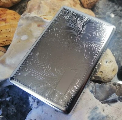 Zigarettenetui Zigaretten Etui Dose Box Metall Design für 100 mm Zigaretten No 3 - Bild 1 von 4