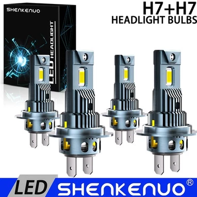 Para BMW Z4 2004-2008 Combo H7+H7 Faros LED 6500K Blanco Luz Alta-Baja Foto 1 de 4