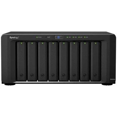 Synology DiskStation DS1813+ 8-Bay NAS Atom 2,13 GHz 2 GB di RAM hot-swap home server - Immagine 1 di 3