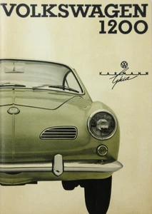 1965 Volkswagen Karmann Ghia 1200 Owners Manual  Vintage Original OEM Germany - Picture 1 of 9