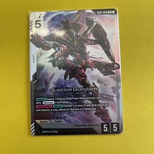 Gundam TCG Card Game Justice Gundam Foil GD01-066 LR - Bild 1 von 4