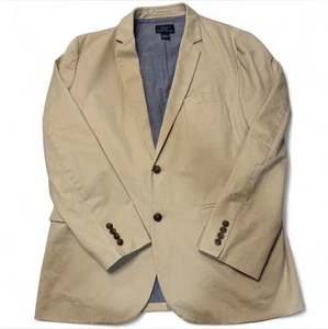 Chaqueta Blazer 346 Brooks Brothers Para Hombres Caqui Dos Botones Beige Talla 42 - Imagen 1 de 7