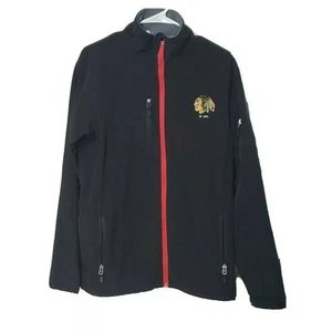 Chicago Blackhawks NHL Herren Trainingsjacke schwarz Knights Apparel, Inc. Größe M - Bild 1 von 4