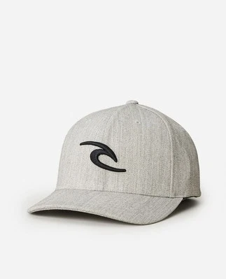 Gorra Rip Curl Tepan Flexfit Curve gris para hombre - Imagen 1 de 3