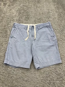 Polo Ralph Lauren Shorts Herren 34 x 9 blau Twill entspannte Passform Überschuss Militär Chino - Bild 1 von 12