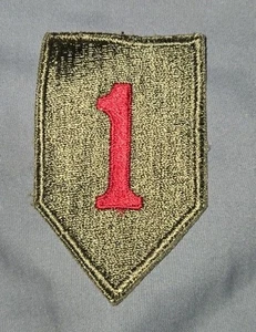 WWII US Army 1st Infantry Division THE BIG RED ONE Patch - Picture 1 of 2