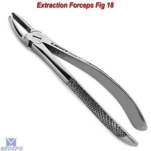 Pinzas de extracción de ortodoncia molares superiores figura 18A alicates dentales herramientas dentales - Imagen 1 de 5
