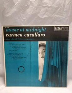 Carmen Cavallaro- Music At Midnight 1955 DL-8115 Vinyl 12'' Vintage - Imagen 1 de 4