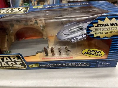Micro Máquinas Flota de Acción Star Wars Episodio 1 GIAN SPEEDER THEED PALACE 1999 Foto 1 de 4