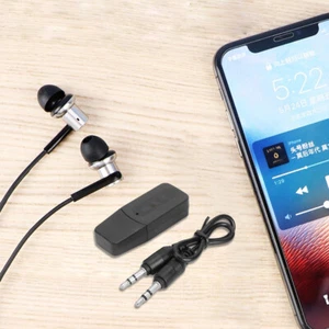 Mini USB Bluetooth A2DP Adapter 3.5mm Jack AUX Wireless Stereo Audio Receiver - Afbeelding 1 van 7