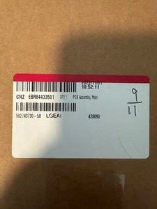 EBR84433501 LG Refrigerator PCB Assembly,Main Control Board - Picture 1 of 1