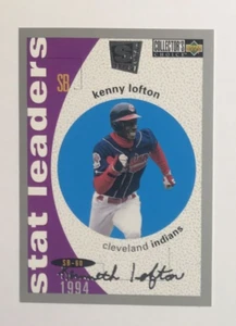 Kenny Lofton 1994 Upper Deck Special Edition #139 Silver Script Insert Card - Picture 1 of 3