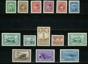 CANADA -1942-43 - WAR ISSUE CPL SET- VF** - Foto 1 di 1