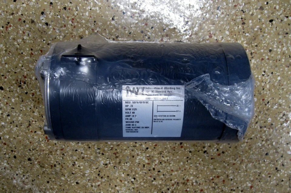 5BPA48PBF8C     MCF00100, 97C70-00100, 97C7000100   NEW GE MOTOR  48 VOLT - Image 1 of 2