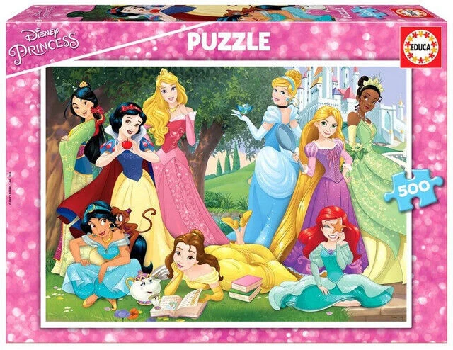 Puzzle 500 Księżniczki z bajek Disneya G3 Foto 1 de 1