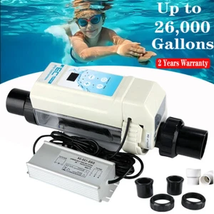 Saltwater Chlorinator - Complete System with 26k-Gallon Max Titanium Cell 20G/H - Picture 1 of 12