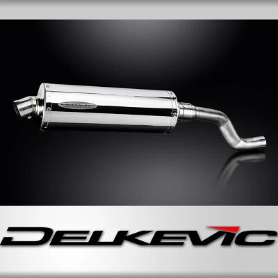 Yamaha XT500 TT500 1977-1989 Kit de silenciador de escape de acero inoxidable ovalado de 14" deslizable Foto 1 de 4