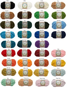 ¾ in. (2 cm) 8oz Jumbo/Chunky Chenille Yarn with Custom Colors. 32 Yards! - Picture 1 of 44