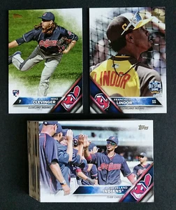 2016 Topps CLEVELAND INDIANS ~ 31 Card Team Set ~ Series 1 & 2 with Update - Picture 1 of 6