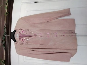 Wildlederimitat Jacke in Groesse 48 - Bild 1 von 3