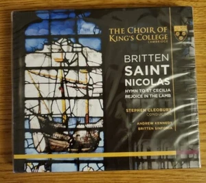 BRITTEN SAINT NICOLAS CD NEW Sealed Choir of Kings College Cambridge 2013 - Picture 1 of 3