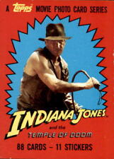 Indiana Jones Temple of Doom Trading Card YOU PICK ONE Topps 1984 Cards Sticker