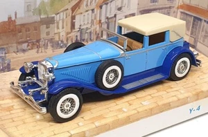 Matchbox Appx 10cm Long Diecast Y-4 - 1930 Duesenberg Model J - Blue - Picture 1 of 5