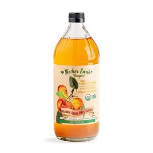 Mother Earth Organic Apple Cider Vinegar with Mother Fresh Pressed 16.9 oz - Picture 1 of 9