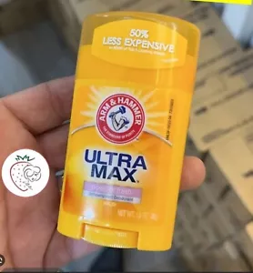 Arm & Hammer UltraMax Solid Antiperspirant Firm Deodorant Unscented Powder 2pcs - Picture 1 of 1