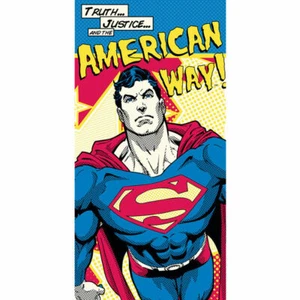 DC Superman American Way Handtuch Strandtuch 70 x 140 cm (86808) - Picture 1 of 1