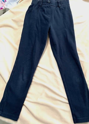 Chaps Niña Pantalón Azul Marino Oscuro Cintura Elástica Piernas Delgadas Talla 8 Foto 1 de 4