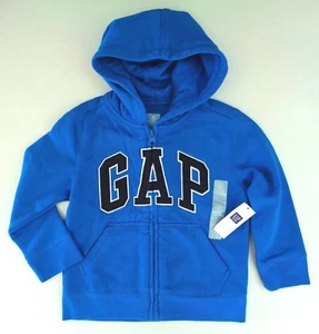 NWT Baby Gap Arch Logo Zip Hoodie 6-12M 18-24M 2T 3t 4t 5t Boys Ocianic Blue - Bild 1 von 4