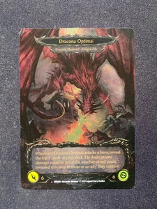 Invoke Dracona Optimai COLD FOIL MARVEL (UPR006) Flesh and Blood - Picture 1 of 2