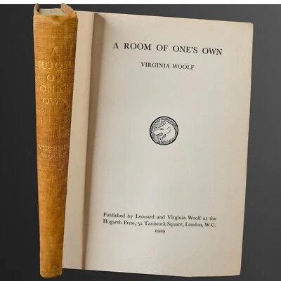 Virginia Woolf ~ A Room of One's Own ~ 1929 First UK Edition, First Impression - Image 1 of 4