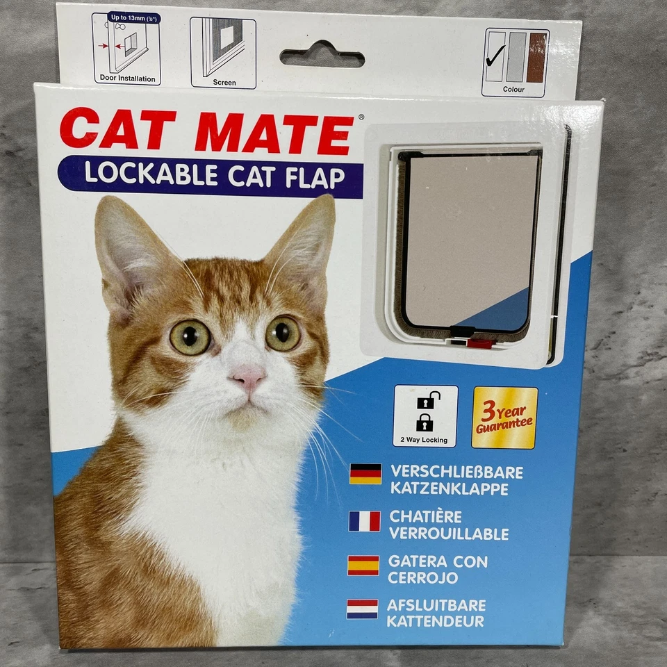 Cat Mate Lockable Flap Door 304W Weather Proof 2 Way Locking 3 Year