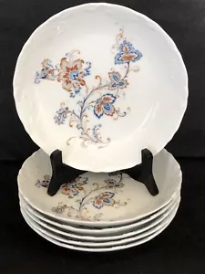 Lot De 6 Assiettes Creuse Tharaud Limoges modèle Ankara 20,5 cm - Imagen 1 de 14