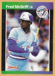 Fred McGriff Toronto Blue Jays #70 - Donruss 1989 - Imagen 1 de 2