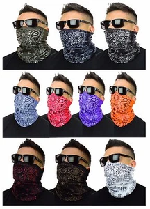 Mato & Hash Multi Functional Tube Bandanna Mask Scarf Headband Gaiter - Picture 1 of 153