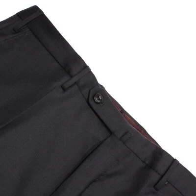 Incotex NWT Dress Pants Size 50 (34 US) Slim In Solid Blue 100% Wool - Image 1 of 4