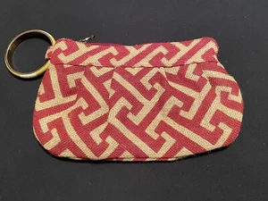 Mudpie Brand Cuff and Clutch Purse From India / Made From Jute / Bangle Bracelet - Picture 1 of 3