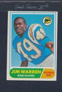 1968 Topps #066 Jim Warren Dolphins EX *144 - Picture 1 of 1