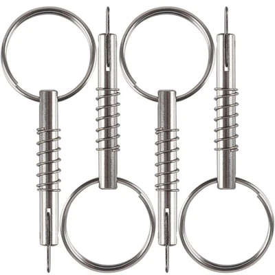 4 piezas pasador de liberación rápida con leva de caída y resorte, diámetro 1/4" (6,3 mm), lengüeta utilizable... Foto 1 de 4