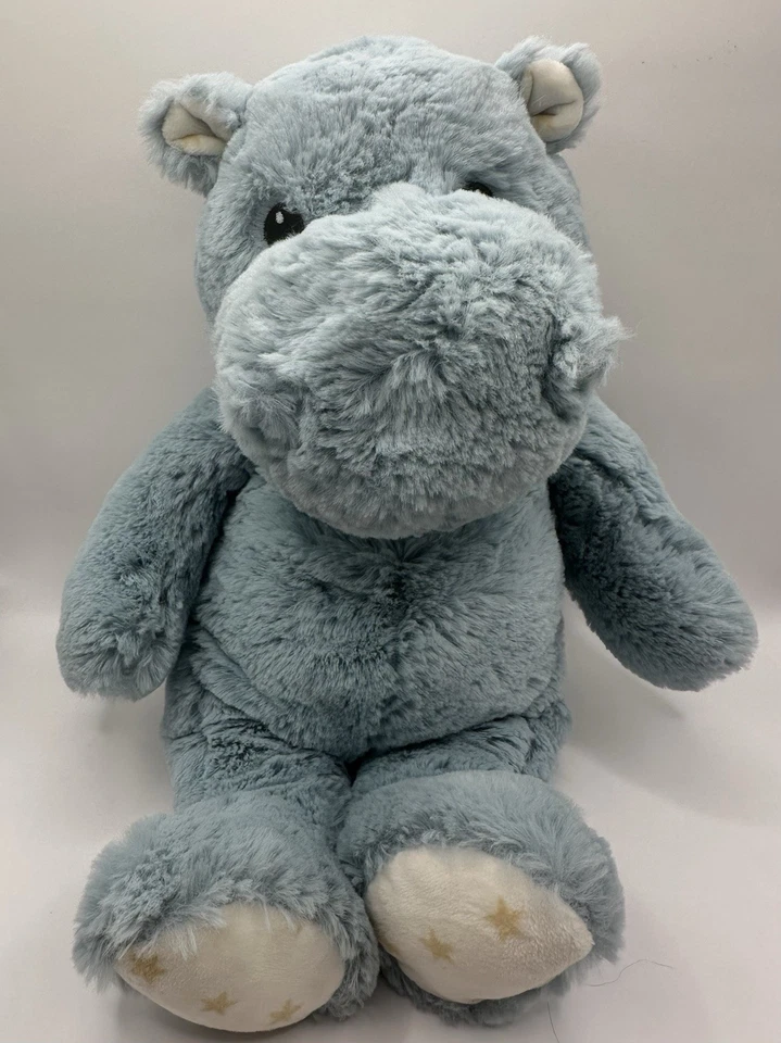 Juguete de peluche suave Cloud B Dreamy Hugginz Hippo animal de peluche azul 13"" Foto 1 de 4
