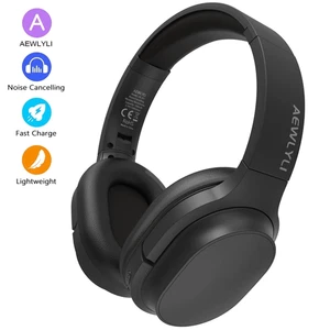 Noise Cancelling Headphones, Bluetooth over Ear Headphones, Wireless Foldable St - Picture 1 of 12