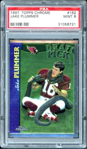 1997 Topps Chrome - Jake Plummer (RC) Draft Pick #162 PSA 9 - Picture 1 of 2
